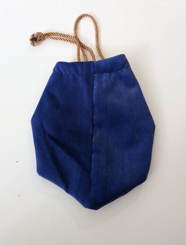 Regency Reticule - Blue Velvet